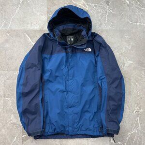 The North Face Mountain Jacket Mens Large Gore Tex Blue Shell Snowboarding Ski